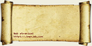 Milana Rajčić vizit kartica